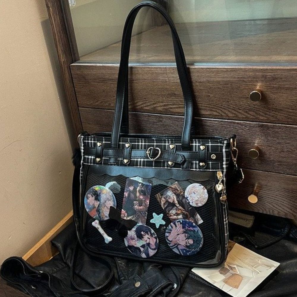 Anime Merchandise Women - Y2K мультфильм аниме Itabag решетчатая кукла