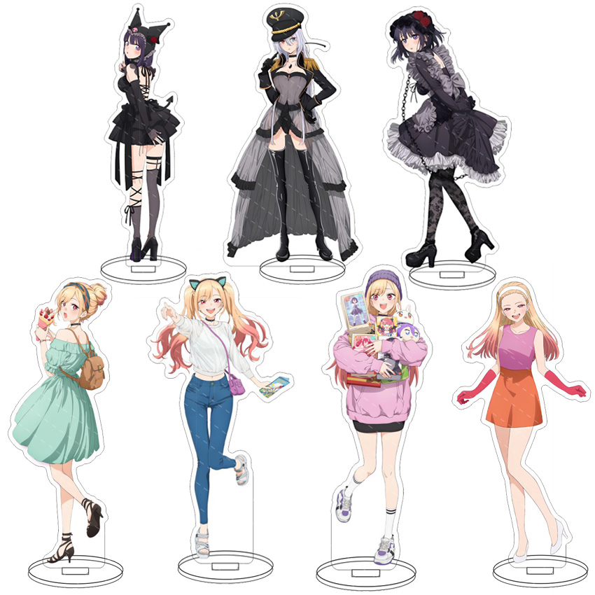 Anime Merchandise Accessories - Акриловая подставка 16 см с аниме-персонажами