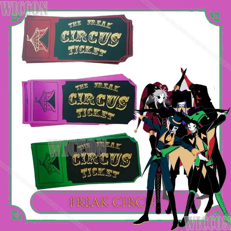 Цирковая билетная карта Freak  – обзор и цена Anime Merchandise Women