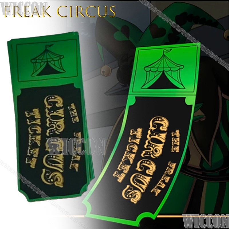 Цирковая билетная карта Freak  – обзор и цена Anime Merchandise Women